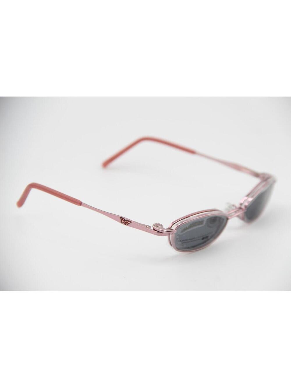 Takumi T9685 Pink Shiny W Clips Authentic Eyeglasses 44-16-130 - Picture 2 of 5